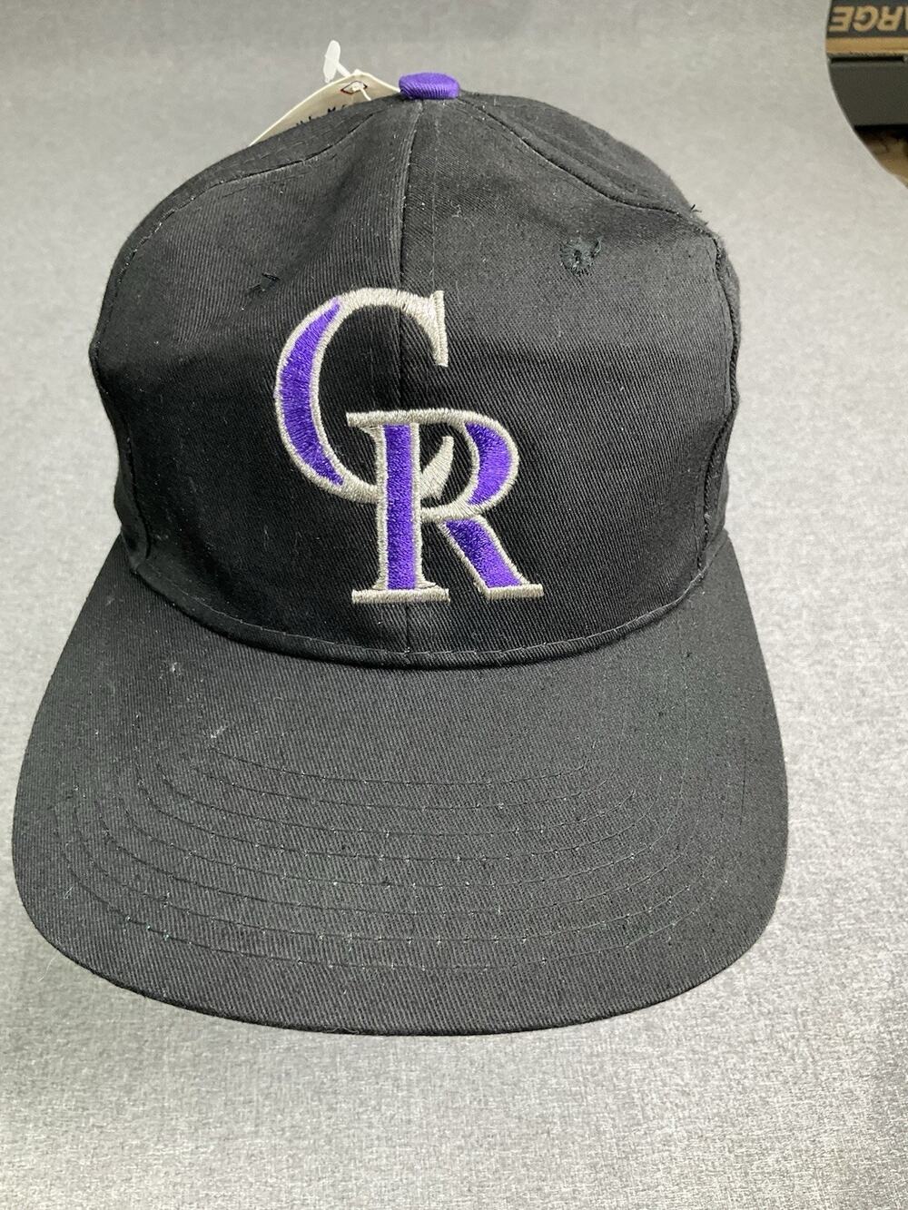 Colorado Rockies Black Signatures Snapback Hat Cap Eds West Embroidered